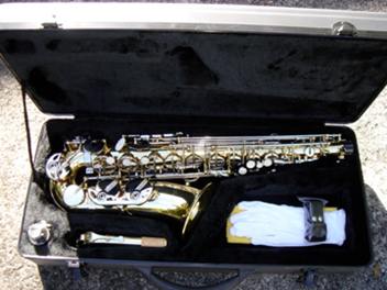 Alto Saxophone Gold with Nickel keys
